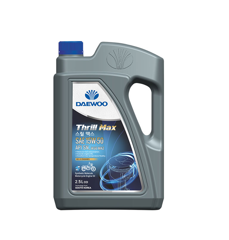 Daewoo Thrill Max SAE 15W-50 API SN, JASO MA2