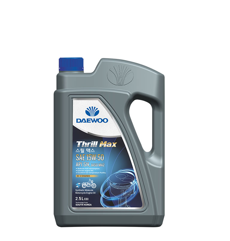 Daewoo Thrill Max SAE 15W-50 API SN, JASO MA2