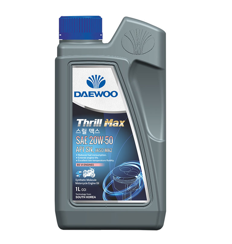 Daewoo Thrill Max SAE 20W-50 API SN, JASO MA2