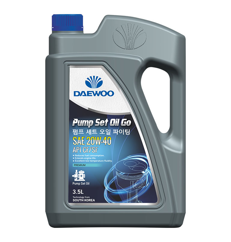 Daewoo Pump Set Oil Go SAE 20W-40 API CF/SF